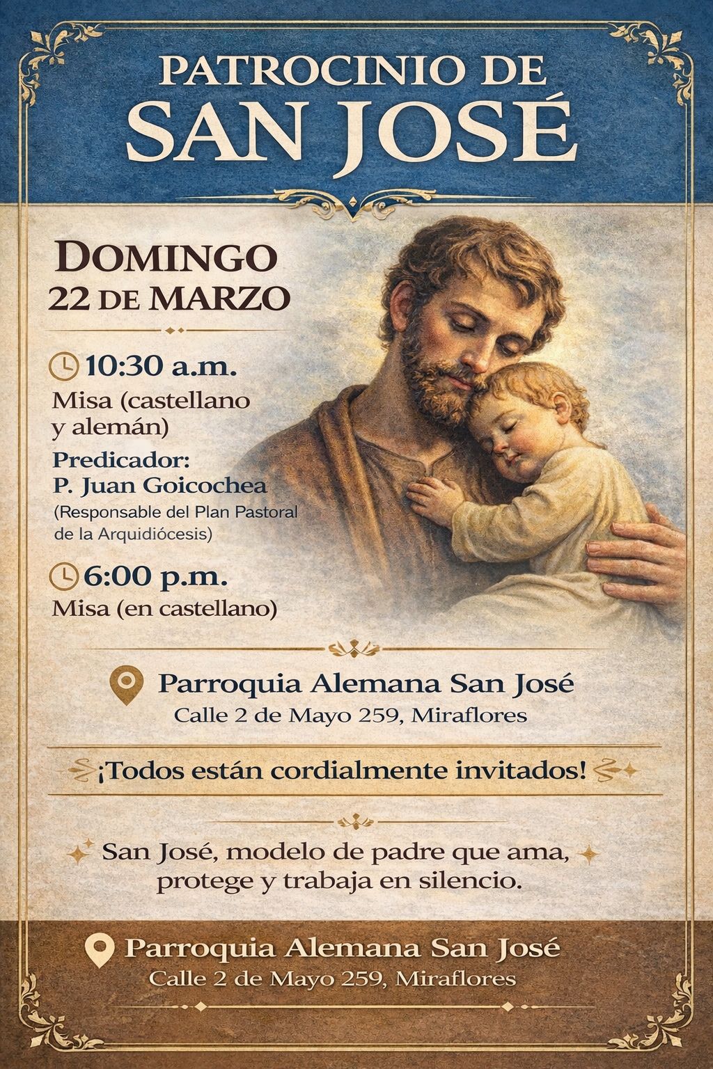 Fiesta Patronal como Iglesia San José