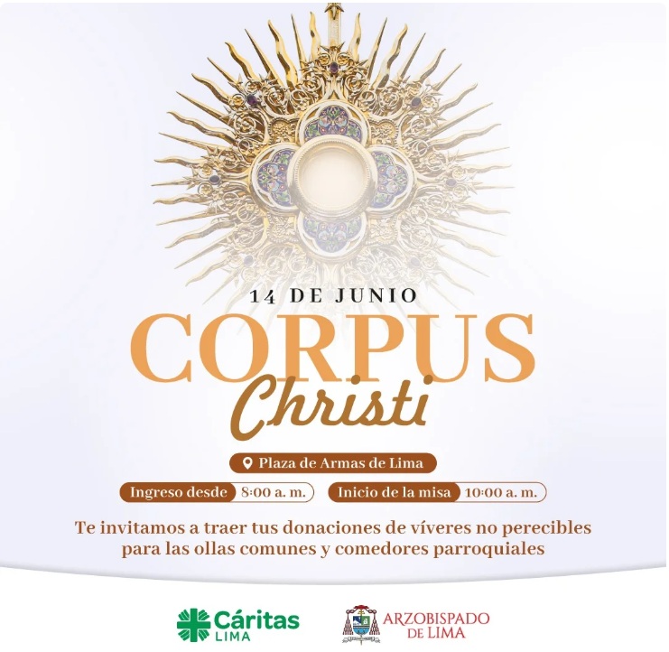 Corpus Christi 2026 en la Plaza Mayor de Lima